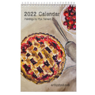 Piya Samantによる「ホリディトリート」油彩画 カレンダー