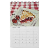 Piya Samantによる「ホリディトリート」油彩画 カレンダー (1月 2026)