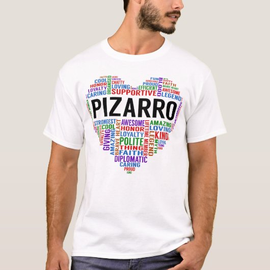 PIZARROレジェンドハート Tシャツ (正面)