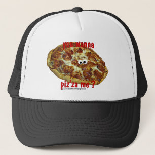 「piz'zaにほしいと思います私がか」。 ユーモアのあるなパロディの帽子 キャップ