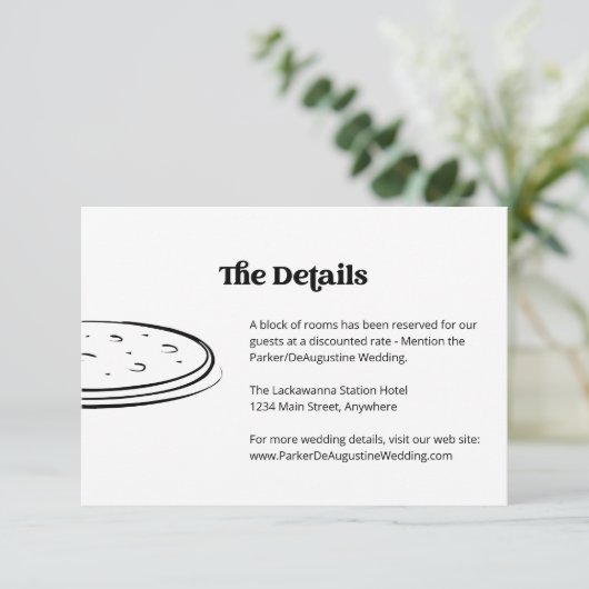 Pizzaの情報結婚詳細エンクロージャカード エンクロージャーカード (スタンド正面)