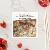 PIzza写真カジュアルナプキン スタンダードカクテルナプキン (インサイチュ)