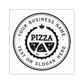 PIZZA カスタム Business Logo Large ラバースタンプ (インプリント)
