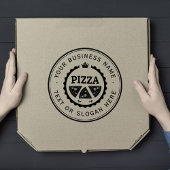 PIZZA カスタム Business Logo Large ラバースタンプ