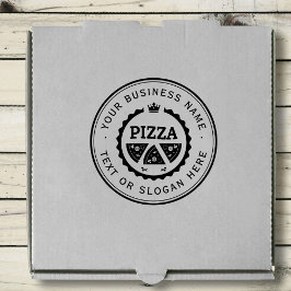 PIZZA カスタム Business Logo Large ラバースタンプ