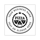 PIZZA カスタム Business Logo Large ラバースタンプ (インプリント)