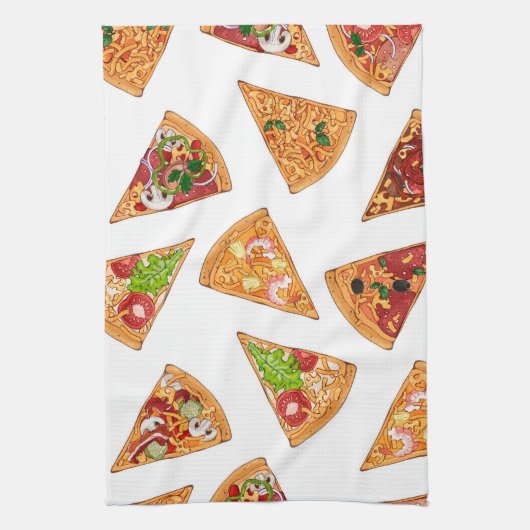 Pizza  キッチンタオル (縦)