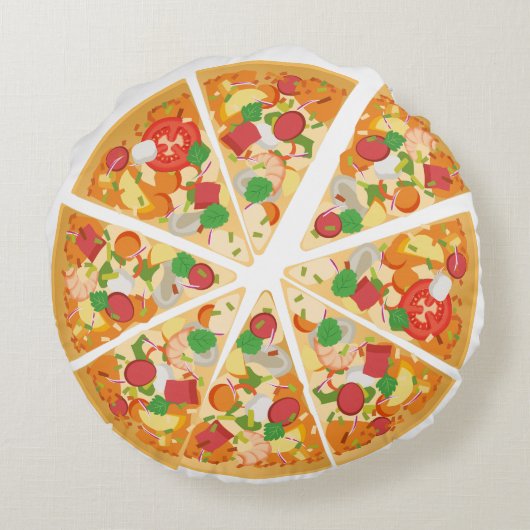 pizza ラウンドクッション (裏面)