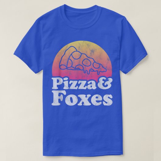 Pizza And Foxes Or Fox 13832927 Tシャツ (デザイン正面)