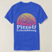 Pizza and Luembourg Tシャツ (デザイン正面)