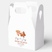 Pizza and Wings Before The Rings Couples Shower フェイバーボックス (オープン)