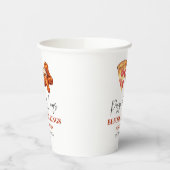 Pizza and Wings Before The Rings Couples Shower 紙コップ (左)