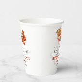 Pizza and Wings Before The Rings Couples Shower 紙コップ (右)