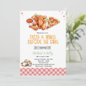 Pizza and Wings Before The Rings Invitation 招待状 (スタンド正面)
