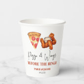 Pizza and Wings Before The Wings Rehearsal Dinner 紙コップ (裏面)