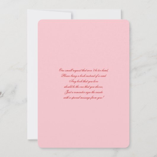 Pizza Baby Shower Invitation 招待状 (裏面)