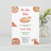 PIZZA BABYSHOWER INVITATION 招待状 (スタンド正面)