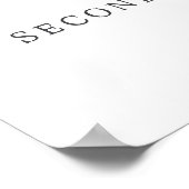 Pizza Birthday Party Welcome Poster ポスター (角)