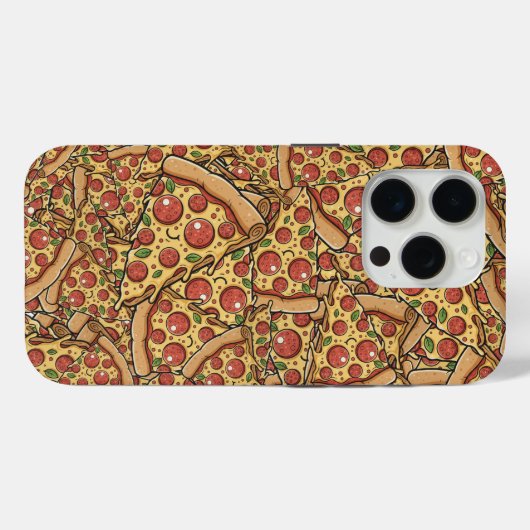Pizza Case Case-Mate iPhoneケース (裏面 (横))