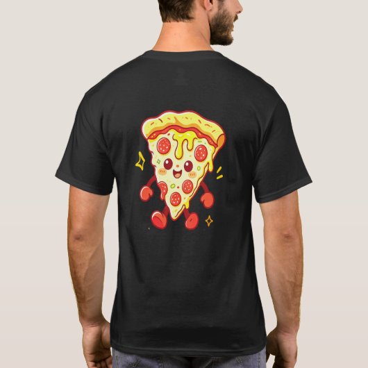 pizza character tシャツ (裏面)