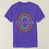Pizza Cook Vitnage Retro Tシャツ (デザイン正面)