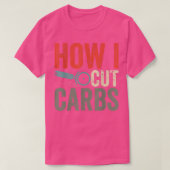 Pizza Cutter Pizzas Funny Cutting Carbs How I Cut  Tシャツ (デザイン正面)