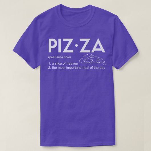 Pizza Definition Premium 15513132 Tシャツ (デザイン正面)