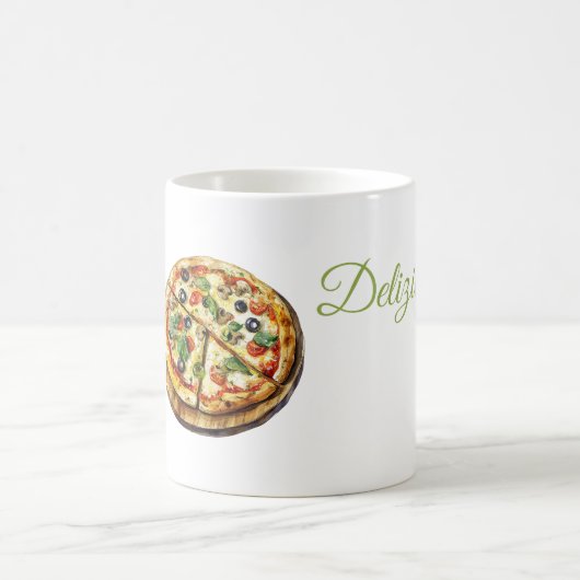 Pizza Delisioso (delicious) コーヒーマグカップ (中央)
