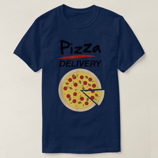 Pizza Delivery Group Costume Food Driver Halloween Tシャツ (デザイン正面)