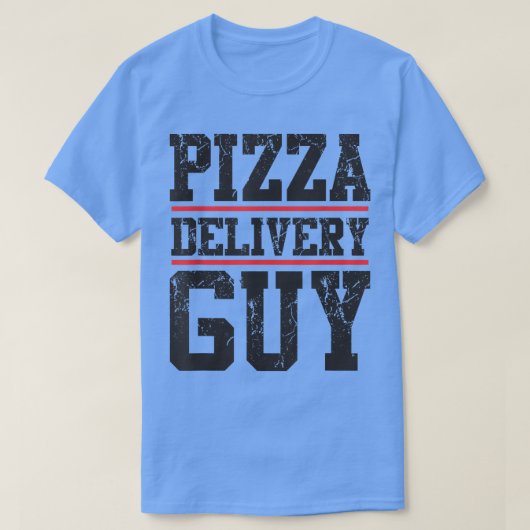 Pizza Delivery Guy Matching Pizza Costume For Men  Tシャツ (デザイン正面)