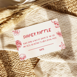 Pizza Diaper Raffle  エンクロージャーカード