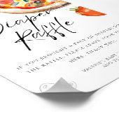 Pizza Diaper Raffle Tabletop Poster Sign ポスター (角)