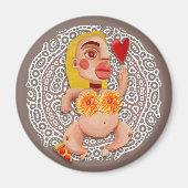 Pizza Diva Frigo Magnet マグネット (正面)