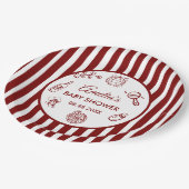 Pizza doodle special Delivery  Baby Shower ペーパープレート (アングル)