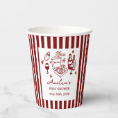 Pizza doodle special Delivery Baby Shower 紙コップ (裏面)