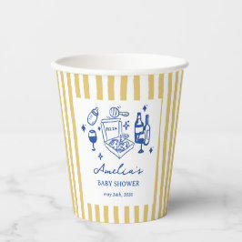 Pizza doodle special Delivery Baby Shower 紙コップ