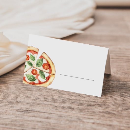 Pizza Fill in Buffet Place Card プレイスカード