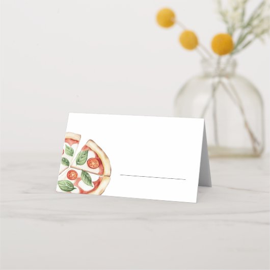 Pizza Fill in Buffet Place Card プレイスカード (正面)