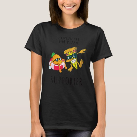 Pizza Hawaii Pineapple Pizza Food  7 Tシャツ (正面)