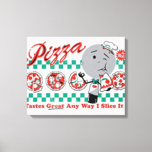 Pizza I Slice Itレトロキャンバス – 3/4"厚さ キャンバスプリント (正面)