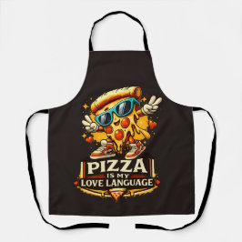 Pizza Is My Love Funny Pizza Lover Gift  エプロン