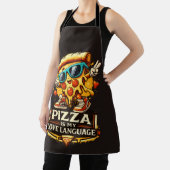 Pizza Is My Love Funny Pizza Lover Gift  エプロン (インサイチュ)