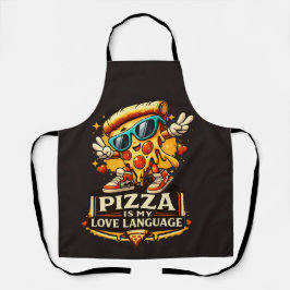 Pizza Is My Love Funny Pizza Lover Gift  エプロン