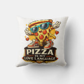 Pizza Is My Love Funny Pizza Lover Gift  クッション (裏面)