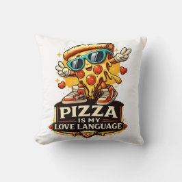 Pizza Is My Love Funny Pizza Lover Gift  クッション