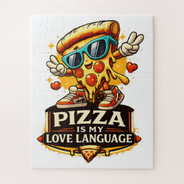 Pizza Is My Love Funny Pizza Lover Gift  ジグソーパズル