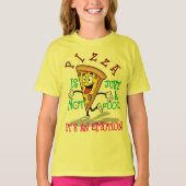Pizza is not just a food, it's an emotion tシャツ (正面)