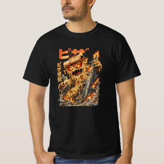 Pizza Kaiju – The Cheesy Destruction Tシャツ