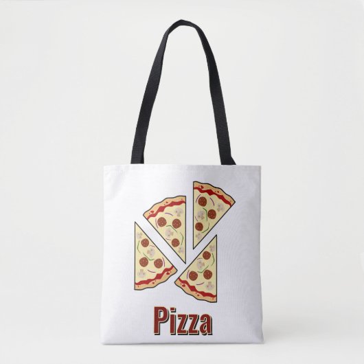 Pizza Lover Design トートバッグ (正面)