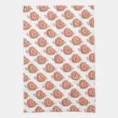 Pizza Lover Pattern  キッチンタオル (縦)